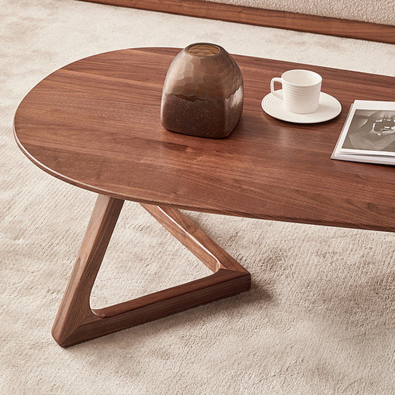 American style solid wood coffee table