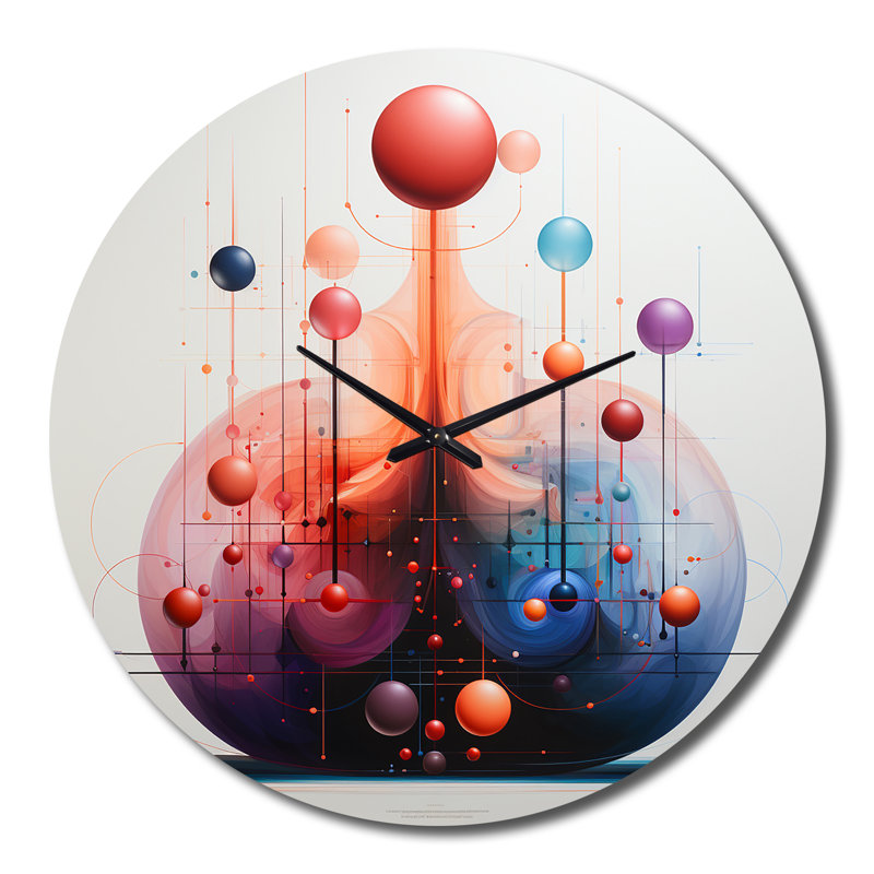 Horloge murale en métal, Très grand