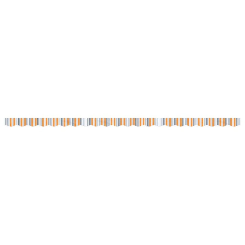 Replacement Fabric For Awning Valance, 480cm W x 20cm D, Striped, Multicolour