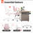  Nahjee Space-Saving Ergonomic Home Office Chair Task Chair with Flip-Up Armrests-71626370-69795180