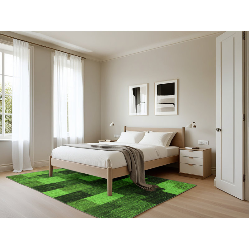Treden Performance Abstract Indoor Rug, Rectangle 5' x 7'