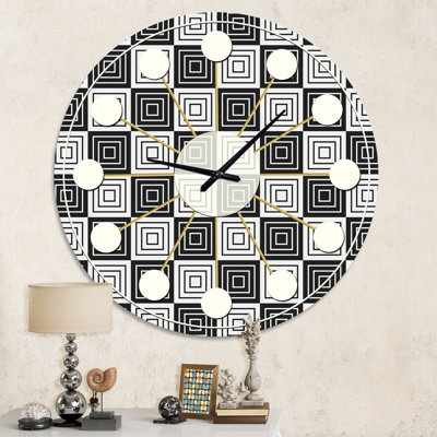 Horloge murale Mid-Century