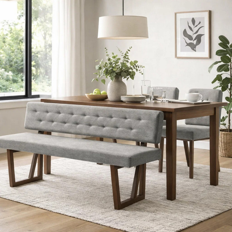 Fabric Upholstered Bench