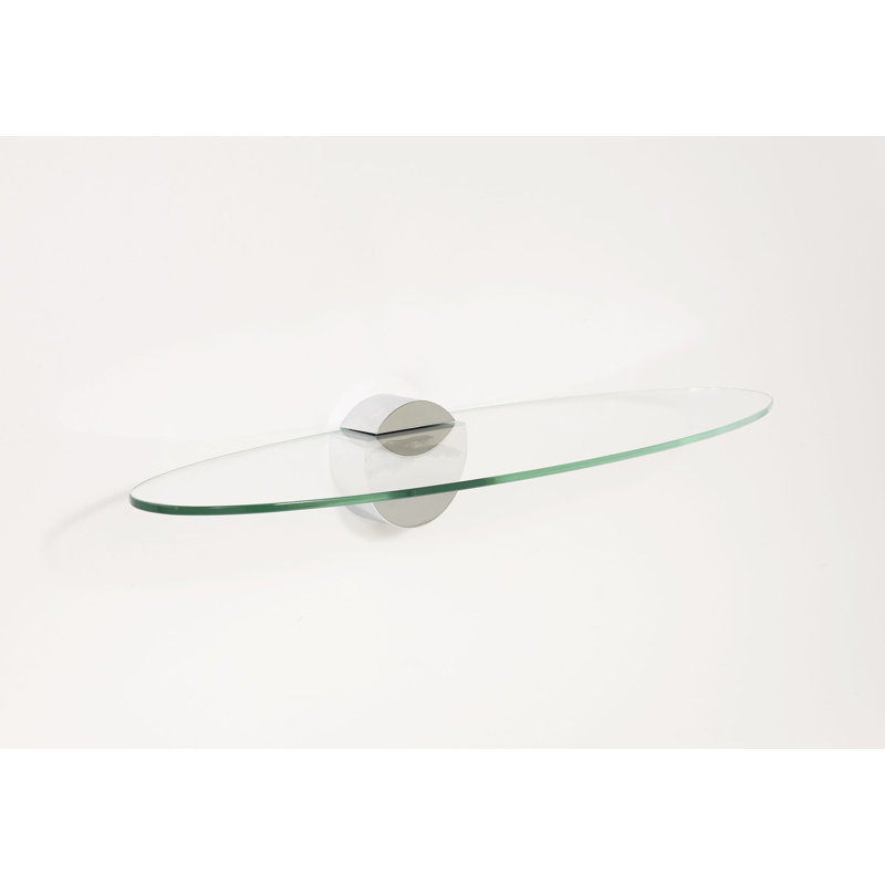 Lazariya Oval Glass Bracket Shelf