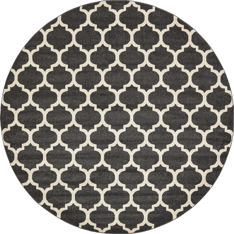 Molly Geometric Indoor Rug, Round 10'
