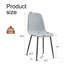 Ensemble confortable de chaises de salle à manger en lin et coton, siège et dossier intégrés, assorti à la maison moderne-129493836