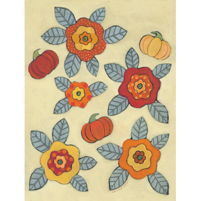 «Jahzeel Fall Folkart Flowers» par Bernadette Deming