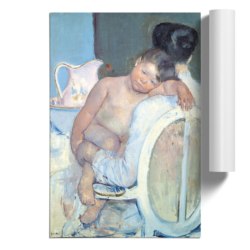 Mother And Child Vol.7 by Mary Cassatt - No Frame Painting, 30cm H x 21cm W x 0.1cm D