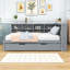 Lit de jour en bois avec lit gigogne simple, tablettes et station de charge-670443142-670443140