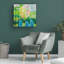 Art mural sur toile tendue - Robyn Morgan Giddings «Landscape No. 3», art mural pour salon, chambre à coucher ou bureau - 14 x 14