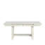 Table de salle à manger en bois massif pour 6 à 10 personnes, table de cuisine extensible avec tablette, grande table de salle à manger moderne avec pieds en bois d'hévéa massif