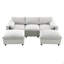 Canapé modulaire 86,5 po Chenille-1117419945