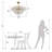 Eldoria 6 - Light Dimmable Empire Chandelier