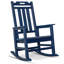Chaise Adirondack à bascule moderne en plastique (ensemble de 2)-373663244