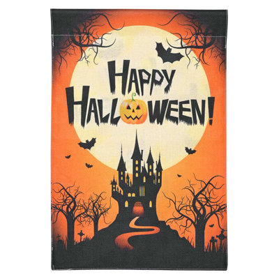 Dockside Double Sided 18.5'' H x 12.63'' W Linen Halloween