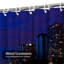Rideau de douche Paris City Eiffel Tour Night Night avec 12 crochets-1260159506