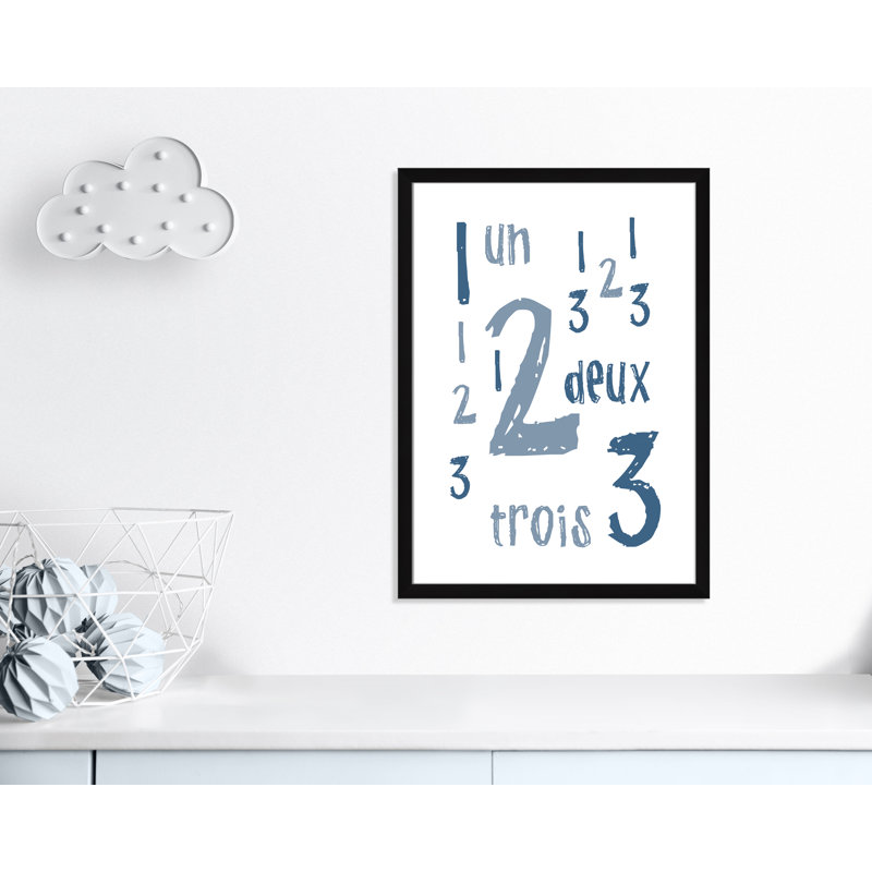 Impression sur papier français, H 34,5 po x l 24,5 po x P 0,6 po, Encadré plat noir