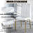 5 - Piece Pedestal Dining Set-1390176035-1390176032