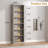 6-Tier Fixed Shelf Bookcase, 75" Tall Heavy-Duty Storage with Tip-Resistant Design-456693298