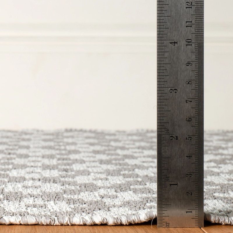 Samode Grey Handwoven Indoor/Outdoor Rug, Rectangle 5' x 8'