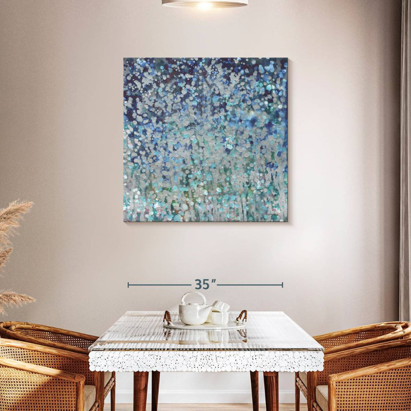 Starlight Rain, 36" H x 36" W