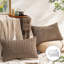 Coussins en velours matelassé, coussin décoratif texturé tressé-561562915-573132267