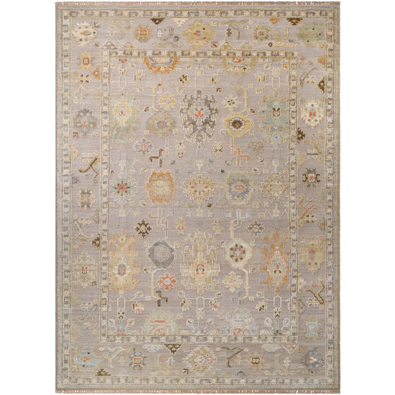 Sinclair Hand Knotted Area Rug, Rectangle 9' x 12'