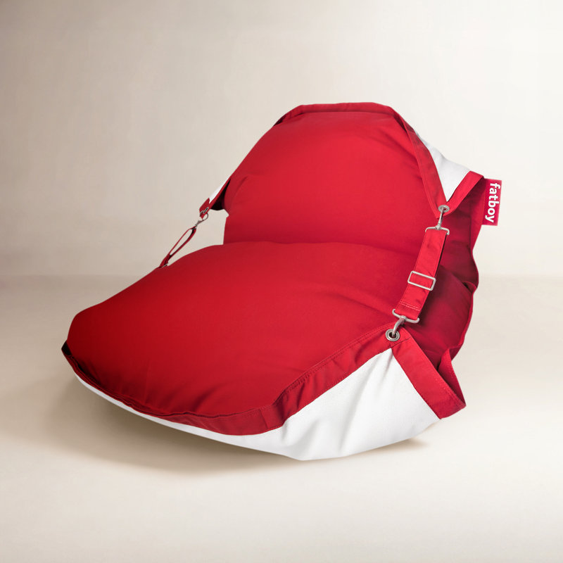 Flotteur de piscine Fatboy Floatzac Original, Sunbrella rouge