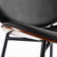 Chaise coquillage en noir, polyvalente pour différents thèmes de décoration, confort durable, chaise longue en cuir de style Mid-Century Sw1871bk, coussin d'assise moelleux,-1929007085