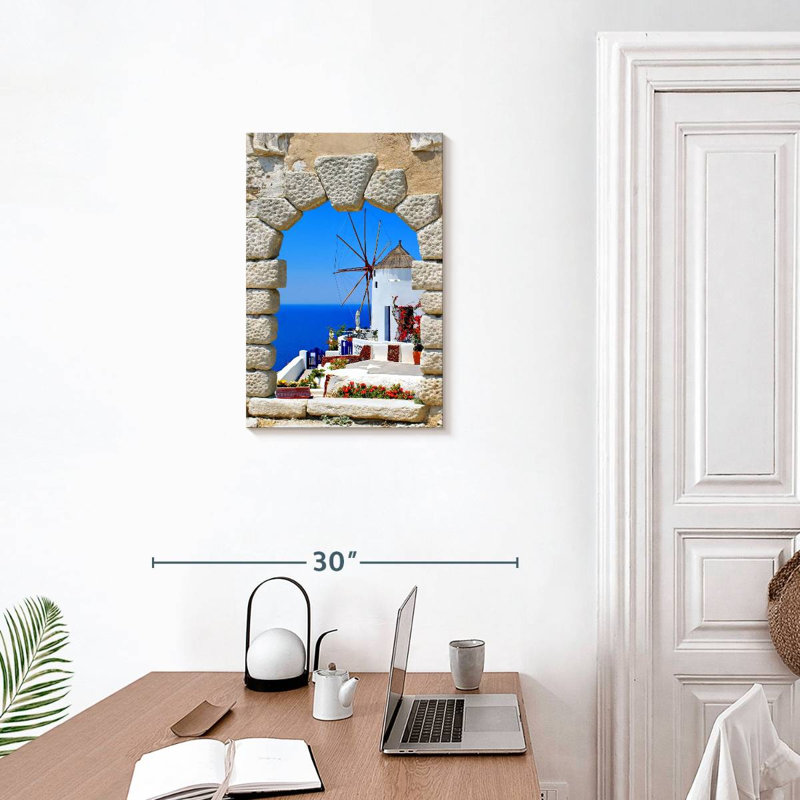 Gillard Window Windmill View, 24" H x 16" W