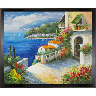 High Rise Bay, peinture sur toile encadrée