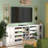Modular Storage 106.97" W 18-Shelf Wood Closet System-98788123