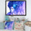 Glorious Blue Portrait Of African American Woman - Painting on Canvas