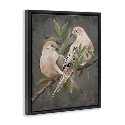  "Bird paire", art mural encadré par Cat Thurman Designs