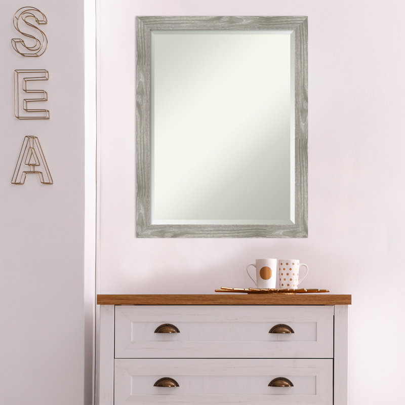 Kittery Flat Wall Mirror, 26.5" H x 20.5" W