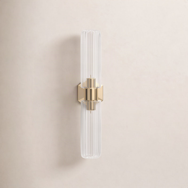 Roebling 2 - Light Armed Sconce, Aged Brass