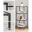 Abrihet 40cm W Steel Bookcase-2076750706