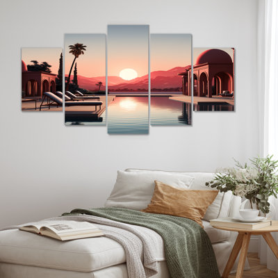 Desert Coastal Paradise - Desert Multipanel Wall Art Set