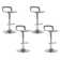 Vahig Swivel Adjustable Height Counter Stool with Metal Frame