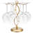 Meisel Tabletop Wine Glass Rack in Gold