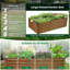 Lit de jardin surélevé en acier galvanisé 6 pi x 3 pi x 2 pi-2083249103