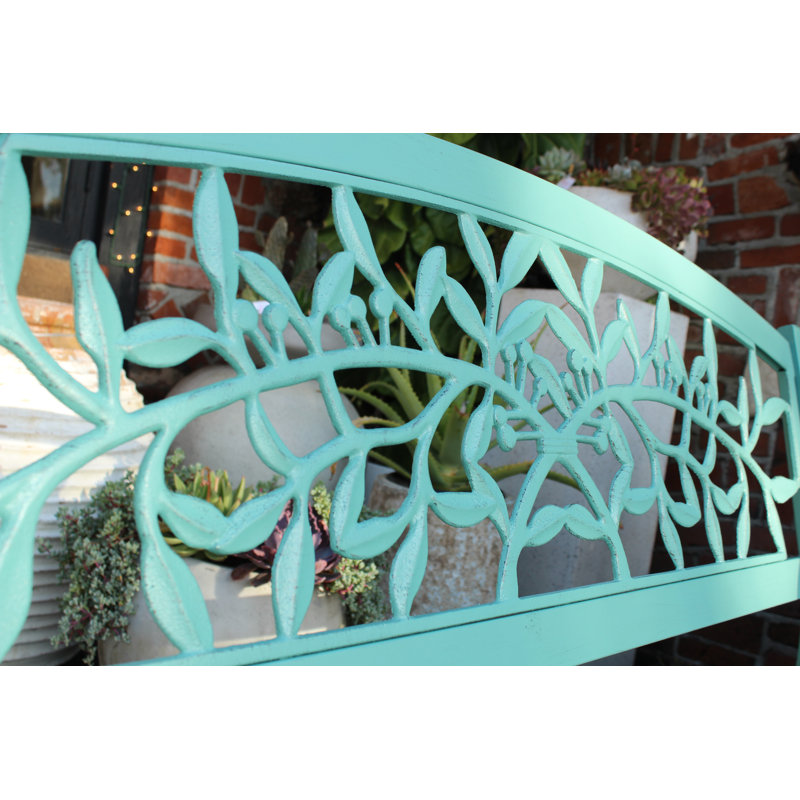 Banc de jardin en acier Sherice
