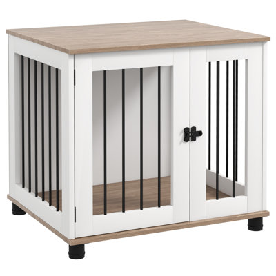 A Furniture-Grade Dog Kennel And End Table
