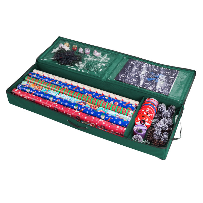 Organisateur de rangement de papier d'emballage, Vert