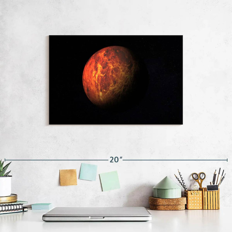 Oberle Planet Mars, 8" H x 12" W