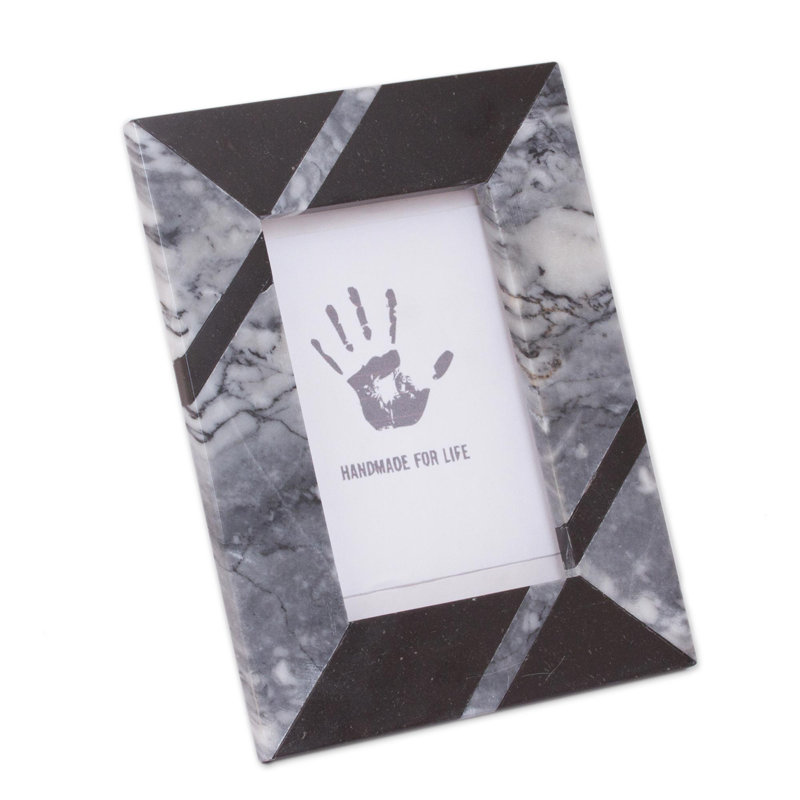 Grey Genuine Marble Matte Picture Frame