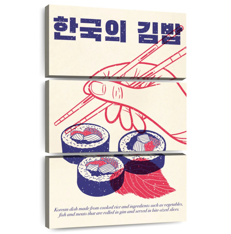 Yarlin Korean Kimbap, 38" H x 24" W