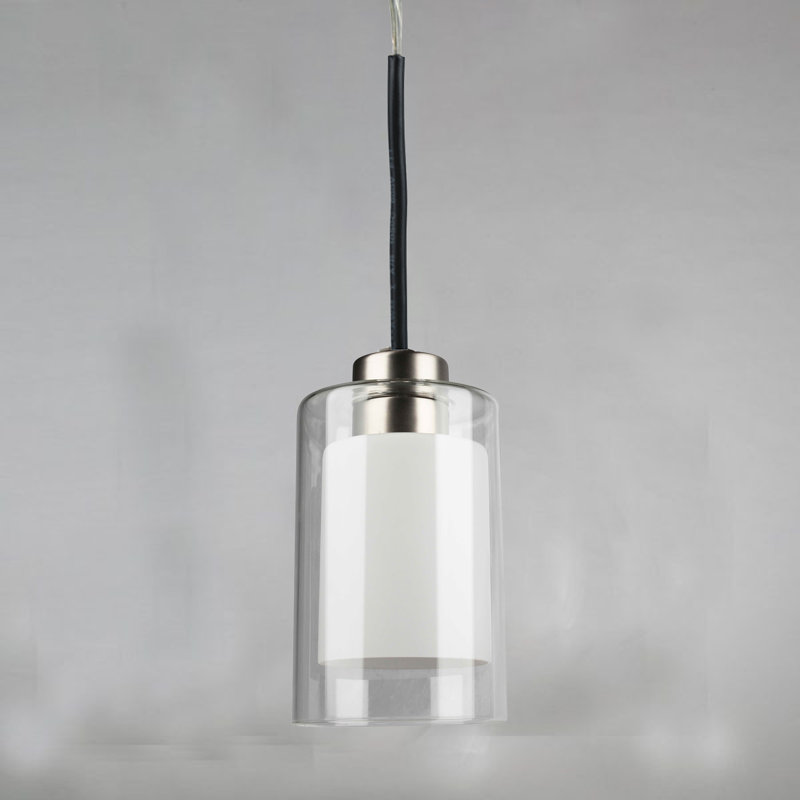 Rumson 1 - Light Brushed Nickel Single Pendant