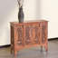 Armoire à chaussures d'entrée en bois massif de style thaïlandais