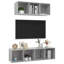Dread Unfinished Floating TV Stand for TVs up to 88"-742057185